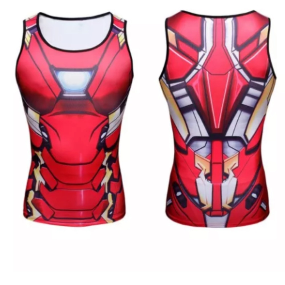Superhero Men Women Sleeveless Tank Top Medium